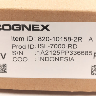 New Cognex ISL-7000-RD In-Sight 7000 Series Illumination LED Ring Light, Red