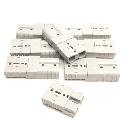 New – Open box Lot of 15 Anderson Power SB50-06-GRY High Current Connectors, 50A 600VAC/DC
