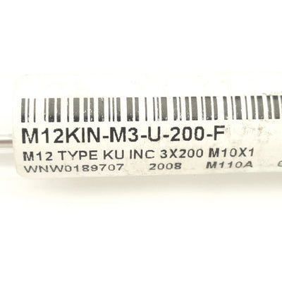 New Omega Engineering M12KIN-M3-U-200-F Type K Thermocouple ø3mm x 200mm, M10 Thread