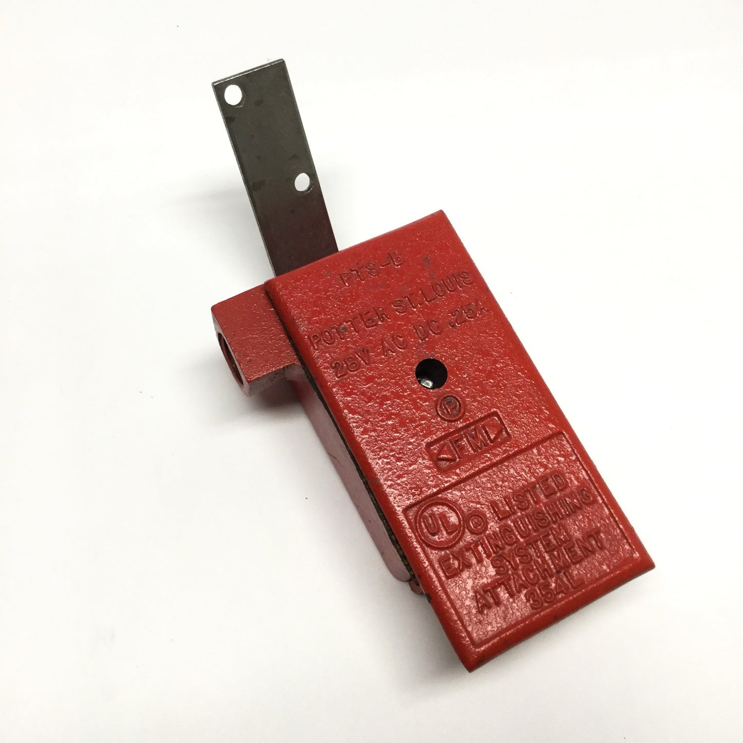 Used Potter PTS-B Sprinkler System Supervisory Switch SPST-NC, 28V *Missing Plug*