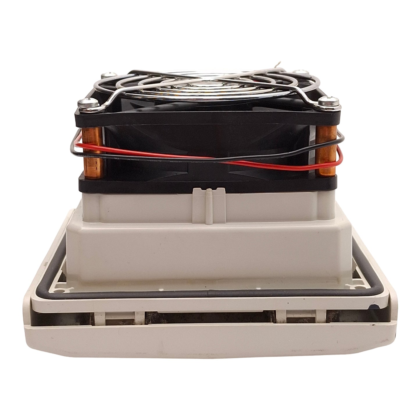 Used Hoffman HF0424414 nVent Side Mount Filter Fan, 24V DC, 21CFM, 112 x 113 x 80mm