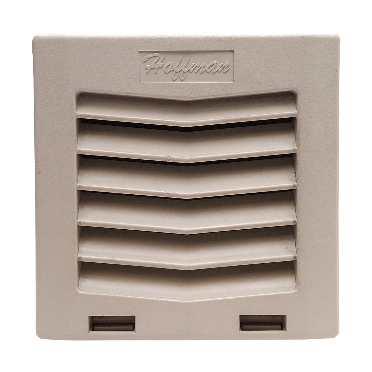 Used Hoffman HF0424414 nVent Side Mount Filter Fan, 24V DC, 21CFM, 112 x 113 x 80mm