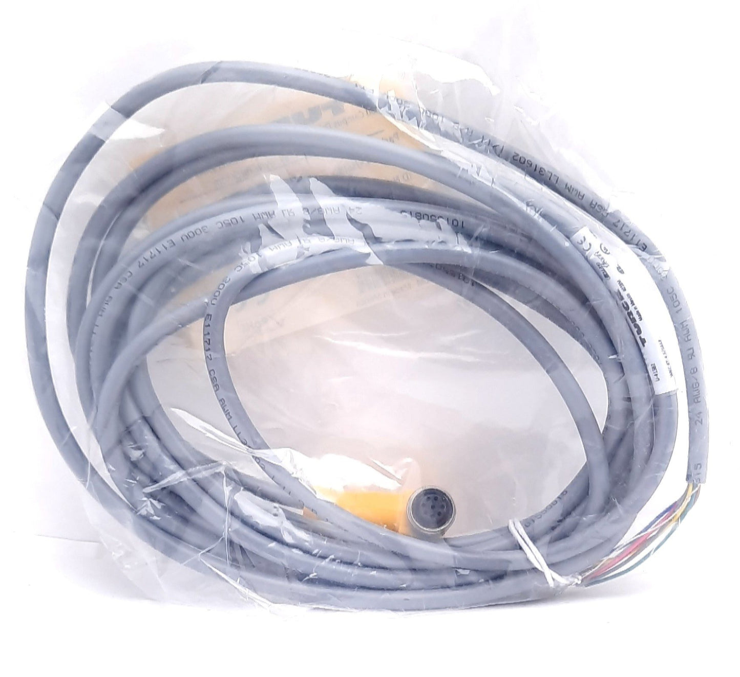 New Turck WKC 8T-4.5/S618 Actuator and Sensor Cordset Right Angle Female M12 8 Pin