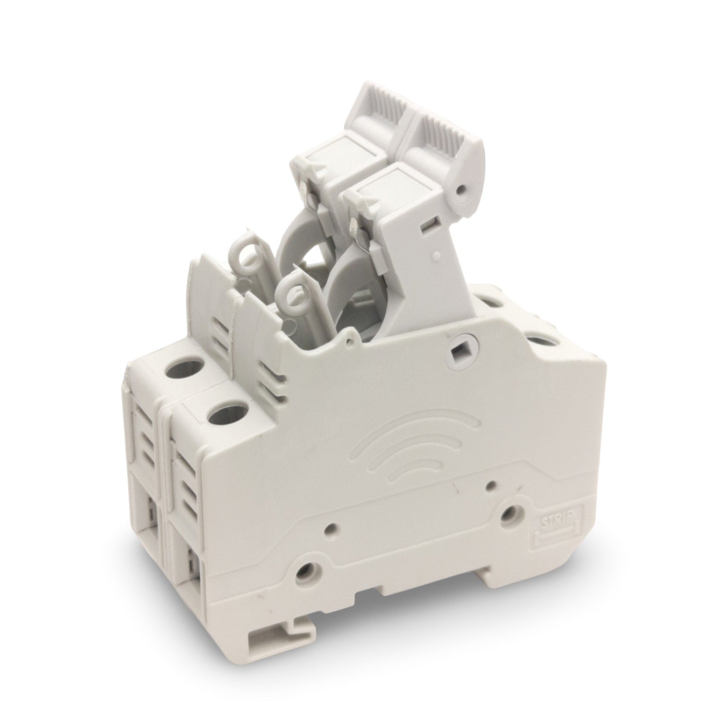 New – Open box Eaton CHCC2DIU Bussman Fuse Holder Block, 2-Poles, 600VAC 30A, LP-CC/FNQ-R/KTK-R