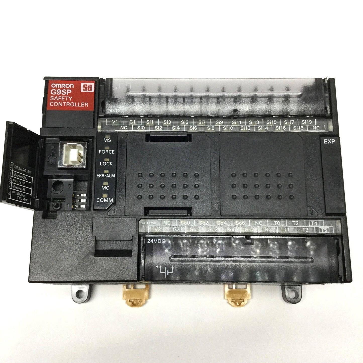 Used Omron G9SP-N20S Programmable Safety Controller 24VDC 20 Inputs, 8 Outputs, PNP