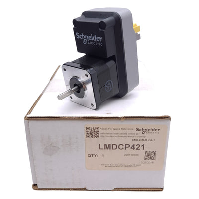 New Schneider Electric LMDCP421 Stepper Motor Closed Loop, 48VDC, NEMA 17, 1.8°/Step