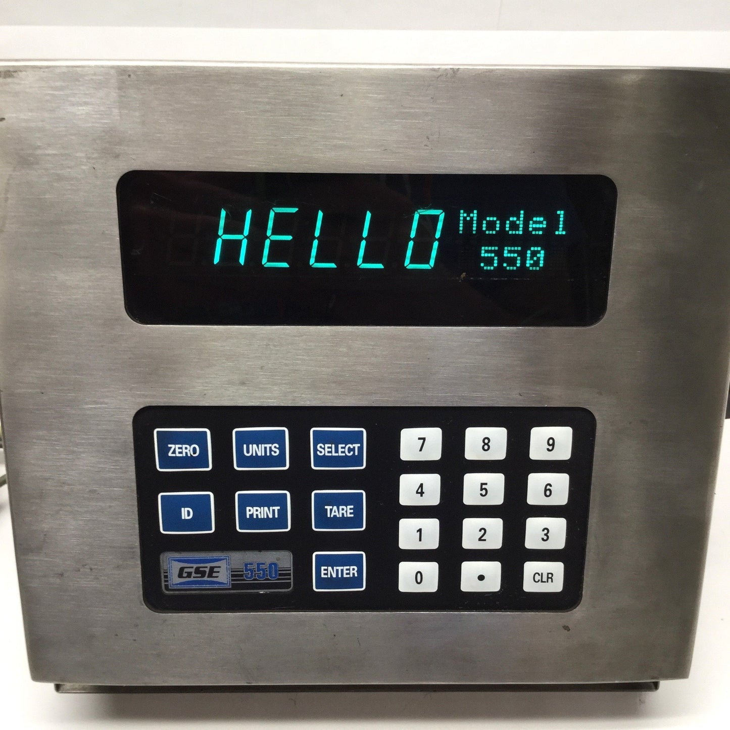 Used GSE 550 200550-00000 Programmable Digital Weight Indicator 115VAC *No Scale*