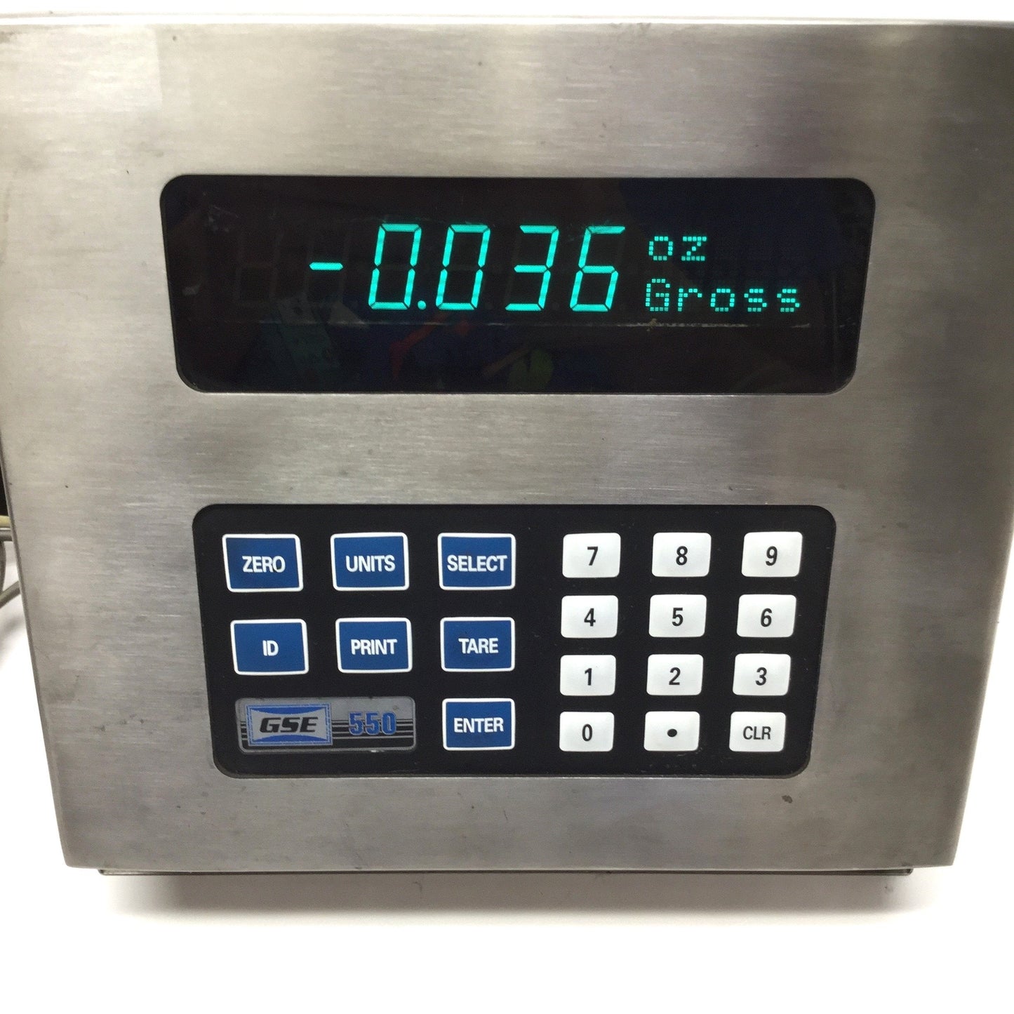 Used GSE 550 200550-00000 Programmable Digital Weight Indicator 115VAC *No Scale*