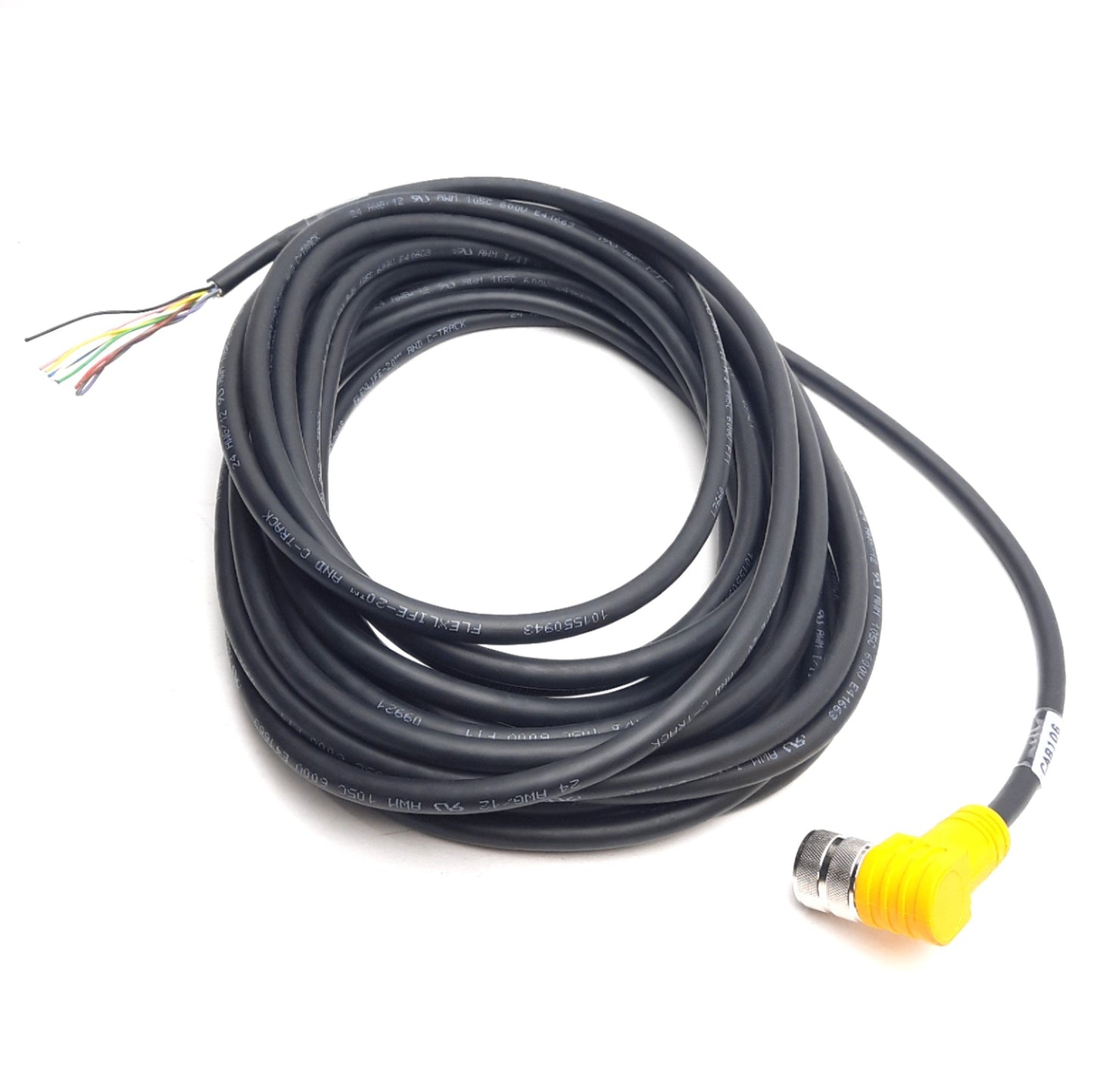 Used Turck BKWM 14-954-10/S101 U-1430 Cordset M16 14-Pin Female to Flying Leads 10m