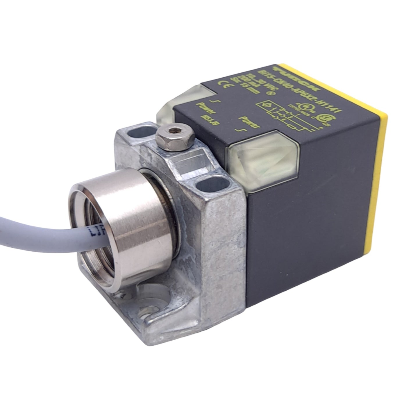 New Turck BI15-CK40-AZ3X2/S531 W/BS 2.1 Inductive Sensor, 250VAC/300VDC, 2m Cable