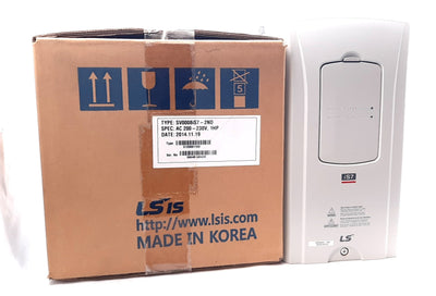New LS Electric SV0008IS7-2NO Variable Frequency Drive 3 Phase 240VAC 8A 5A 1HP 2HP