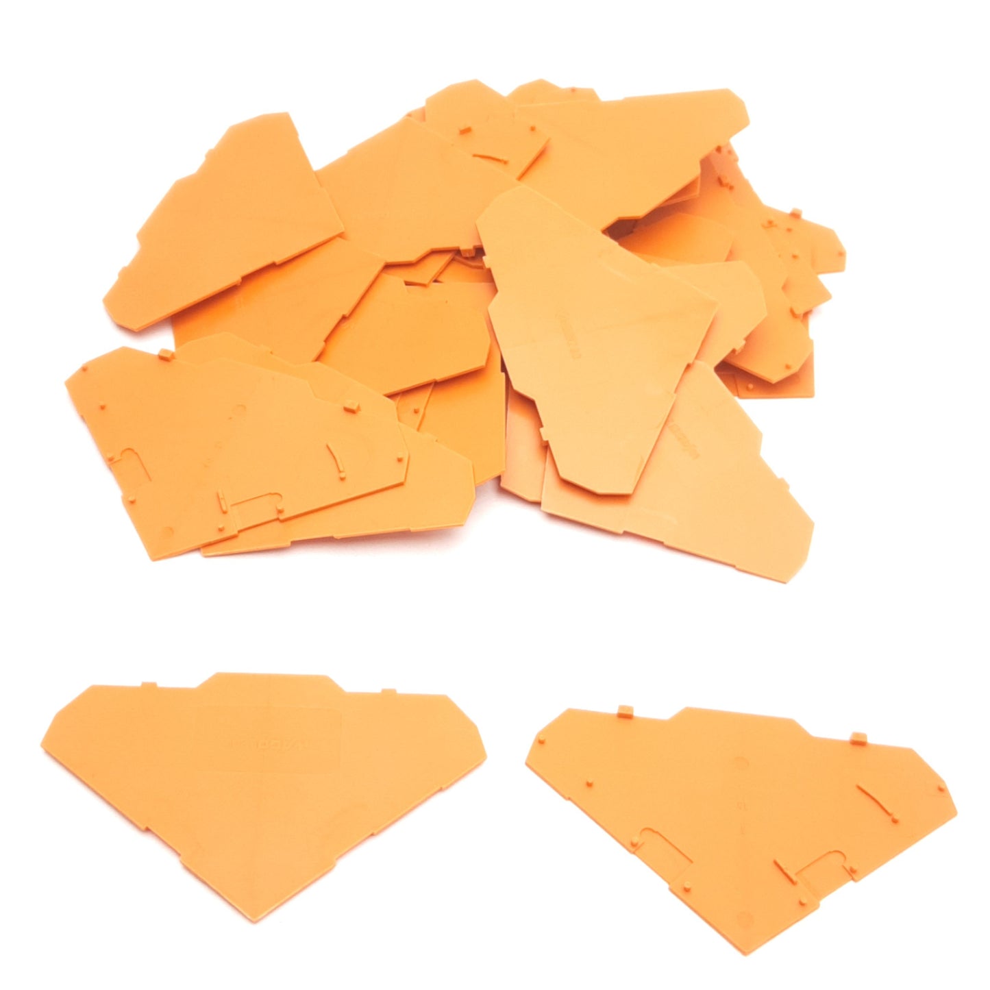 New – Open box Lot of 30 Wago 280-321 Triple Decker Terminal End & Intermediate Plate, 1mm