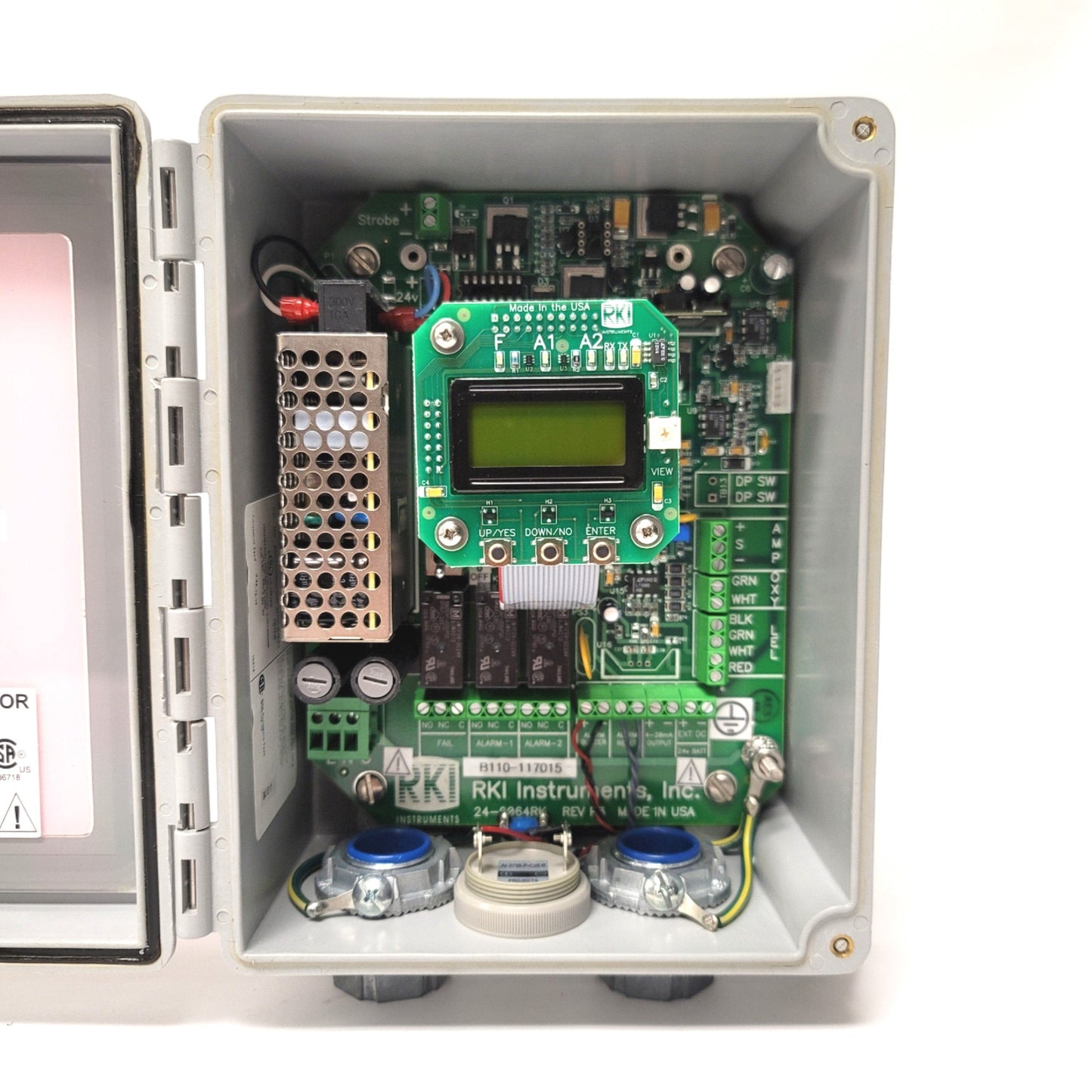 Used RKI Instruments Beacon 110 Single Channel Wall Mount Controller 115/220VAC 24VDC