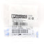 New Lot of 100 Phoenix Contact 3203040 Terminal Block Ferrules, ø6mm x 10.50mm Pin