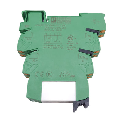 New – Open box Phoenix Contact PLC-RPT- 12DC/21HC 2900290 Relay Module 1 C/O Contact 12VDC Coil