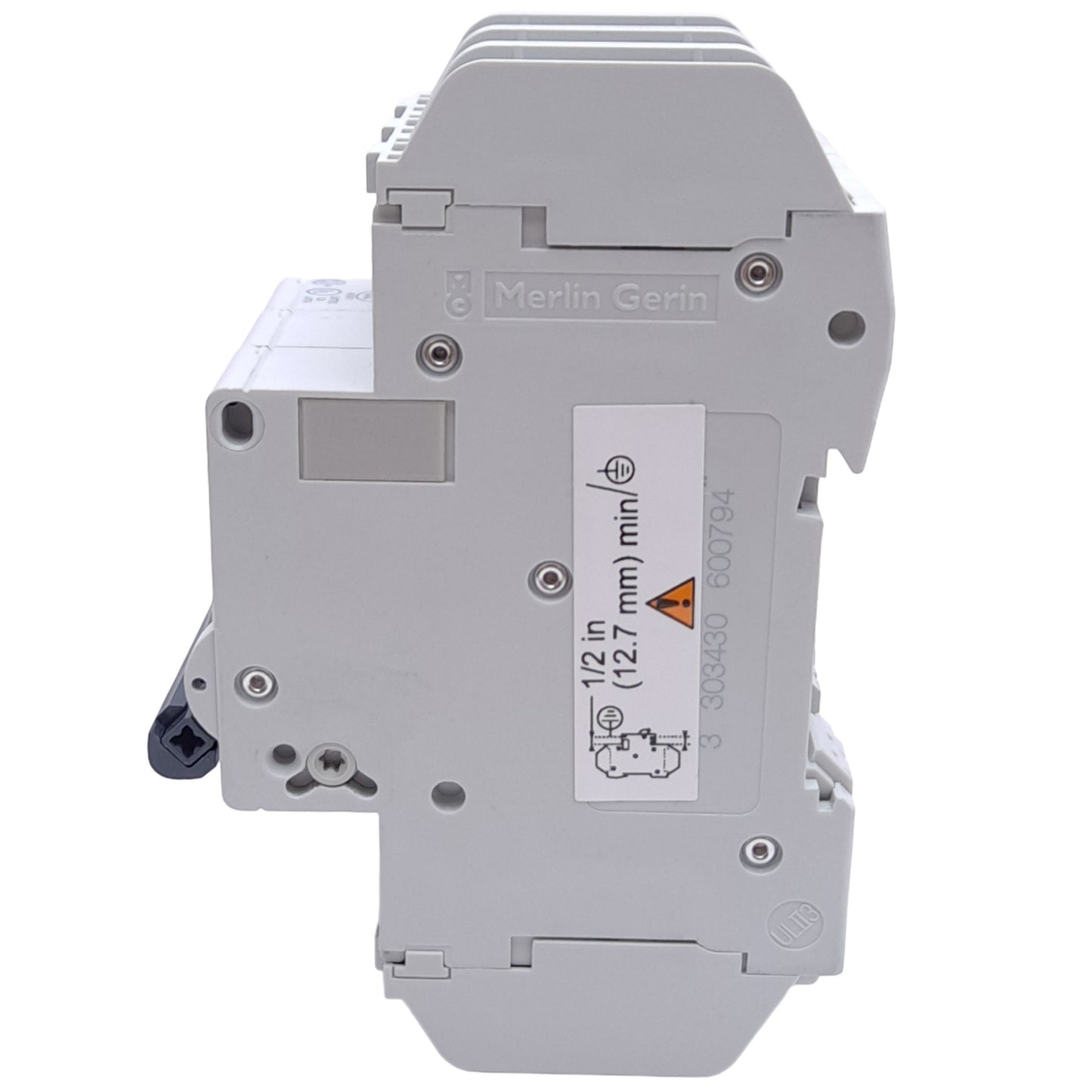 New Schneider Electric 60179 Circuit Breaker, 240VAC 15A, 3-Pole, DIN Rail
