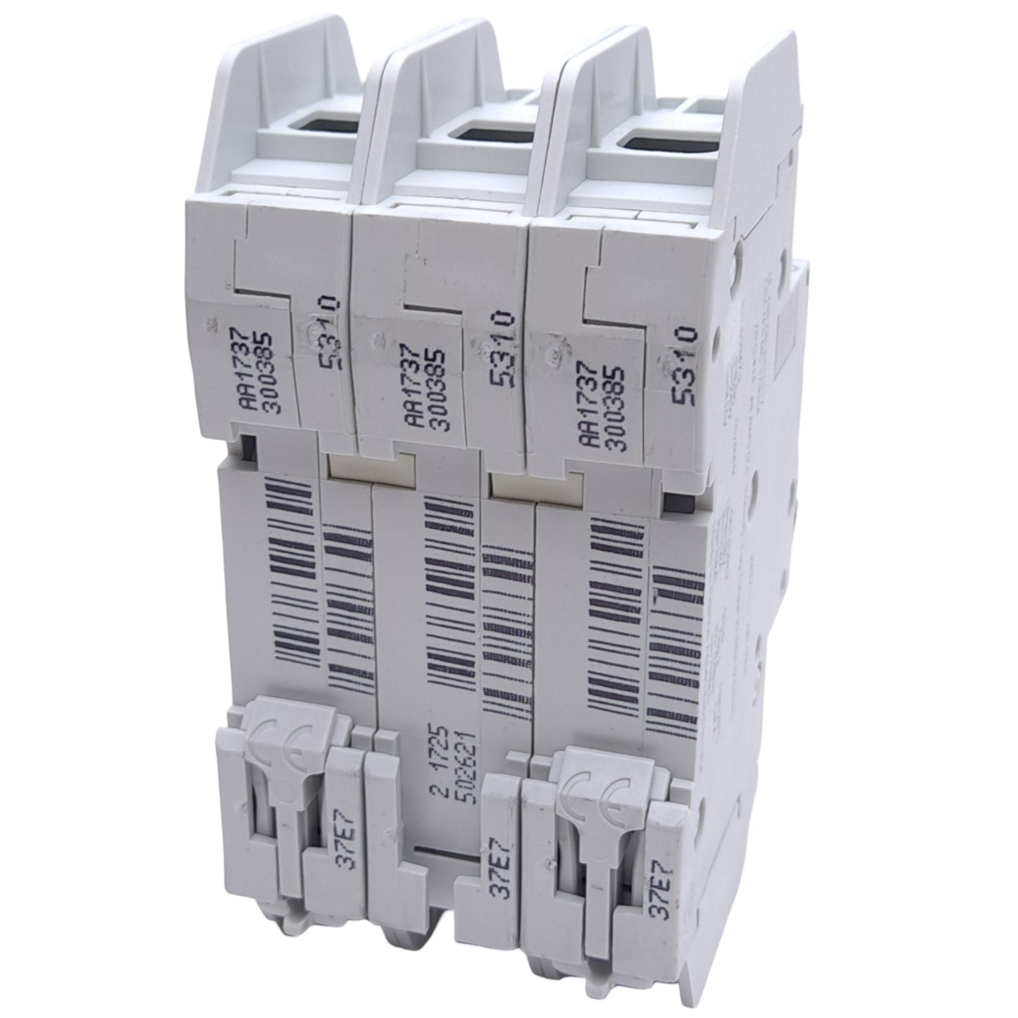 New Schneider Electric 60179 Circuit Breaker, 240VAC 15A, 3-Pole, DIN Rail