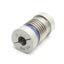Used Gerwah DK20/43-8H7-9H7 Metal Bellows Coupling 8mm x 9mm Bore, 43mm Length, 2Nm