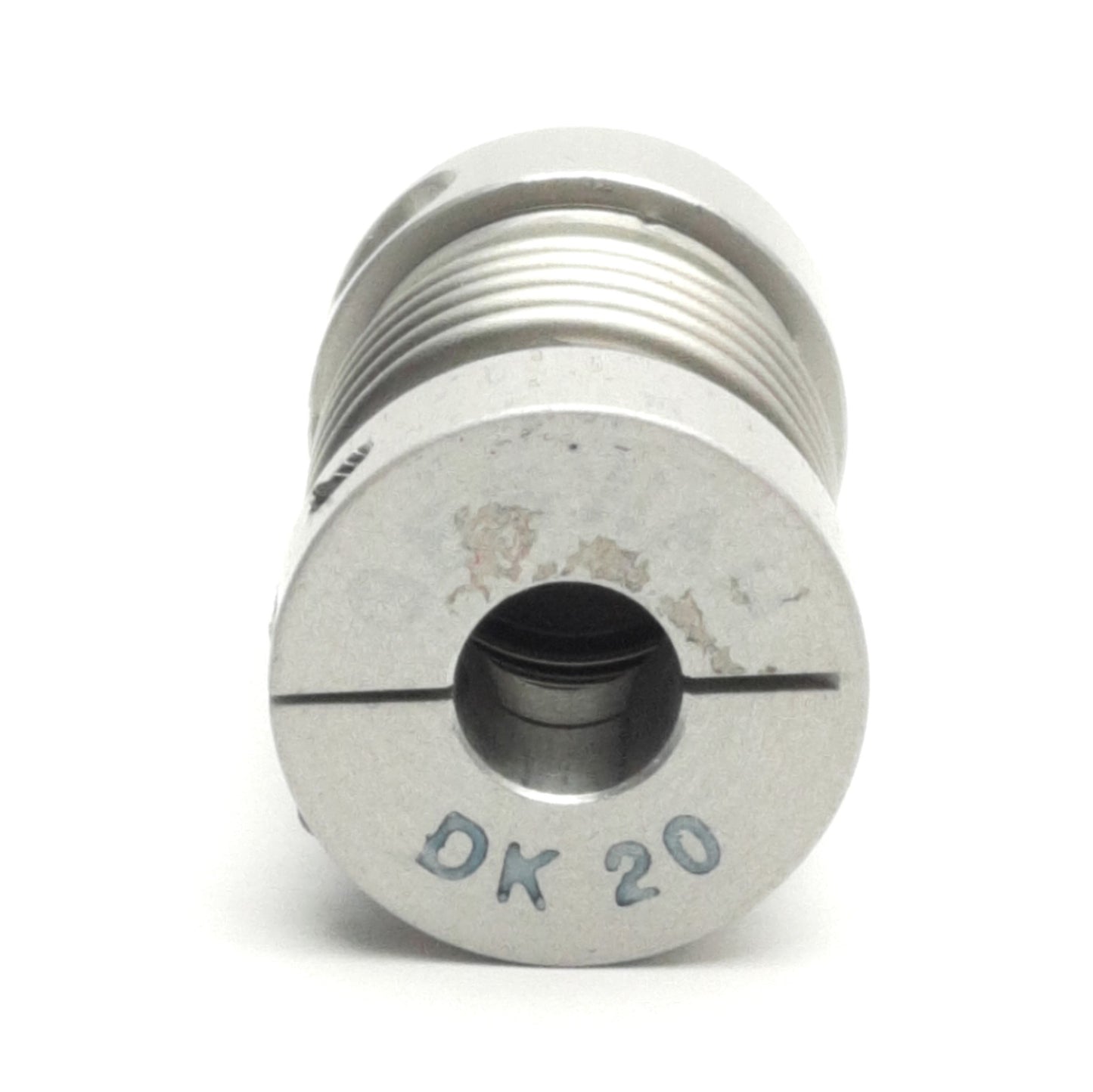 Used Gerwah DK20/43-8H7-9H7 Metal Bellows Coupling 8mm x 9mm Bore, 43mm Length, 2Nm