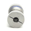 Used Gerwah DK20/43-8H7-9H7 Metal Bellows Coupling 8mm x 9mm Bore, 43mm Length, 2Nm