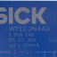 Used Sick WT12-2N440 Photoelectric Sensor, NPN Output, 35-100mm, 10-30VDC, M12 4-Pin