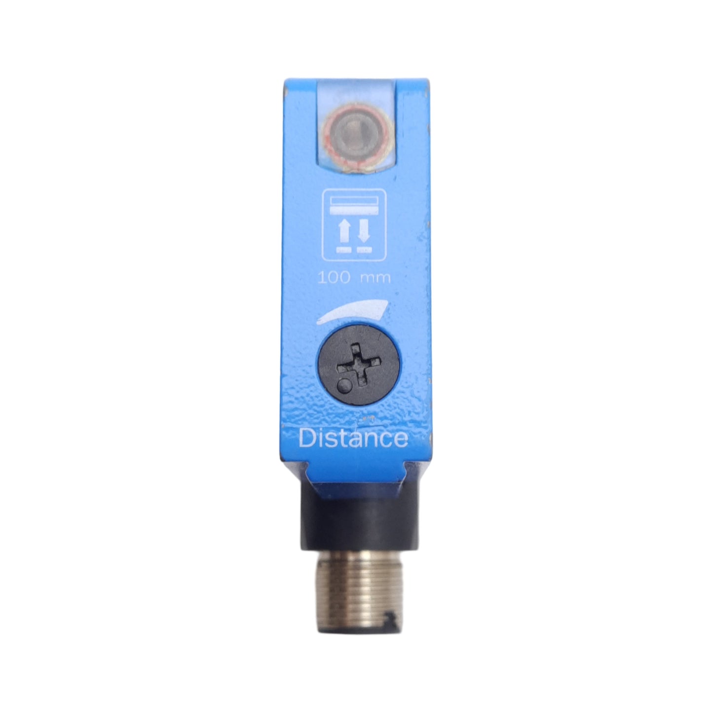 Used Sick WT12-2N440 Photoelectric Sensor, NPN Output, 35-100mm, 10-30VDC, M12 4-Pin