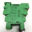 Used Lot of 7 Phoenix Contact PLC-BPT-24DC/21 Relay Socket Base, 24VDC, DIN Rail