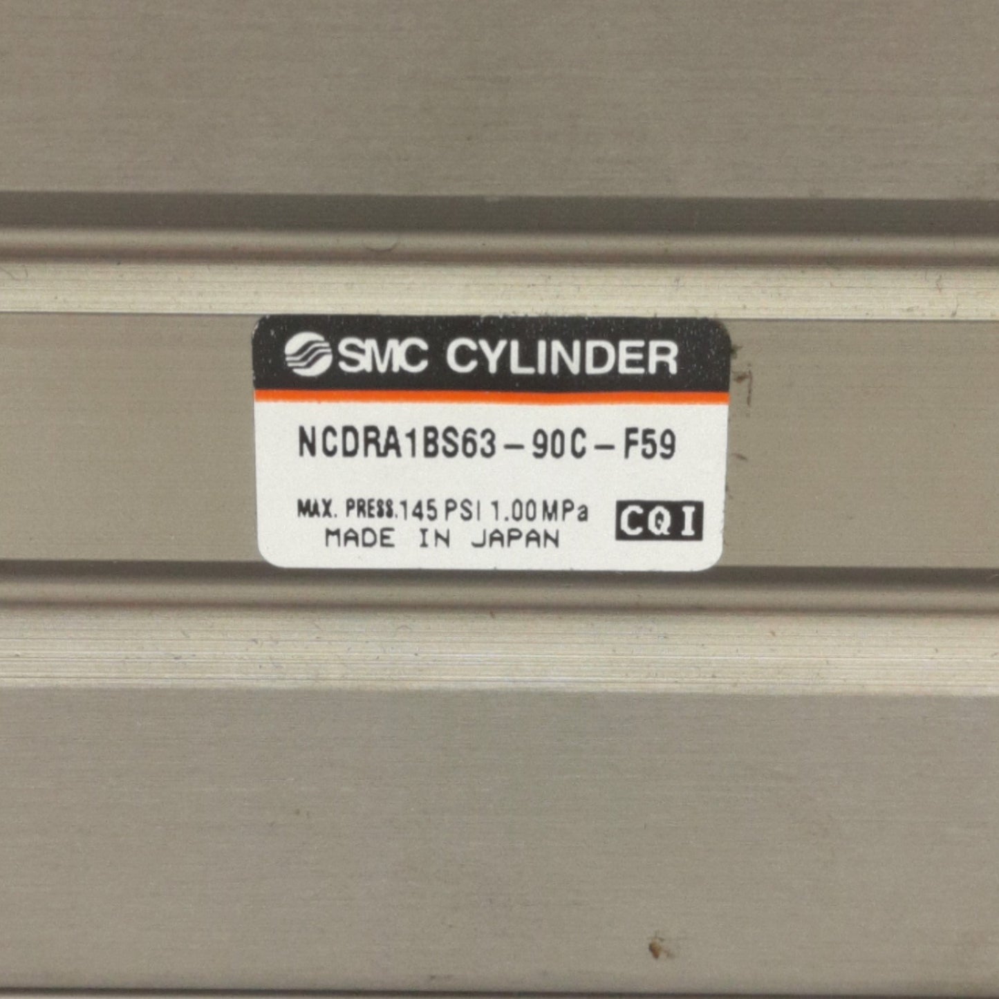 Used SMC NCDRA1BS63-90C Rotary Actuator, 90 Degree Rotation, 2.5in Bore, 1.0Mpa Max