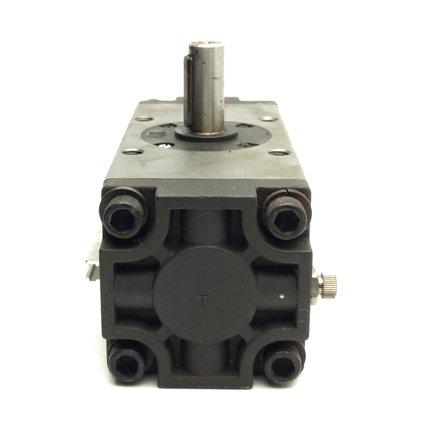 Used SMC NCDRA1BS63-90C Rotary Actuator, 90 Degree Rotation, 2.5in Bore, 1.0Mpa Max