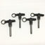 Used Lot of 4 Jergens 801019 Kwik-Lok T-Handle Quick-Release Pins Ø1/4" x 1.25" SS