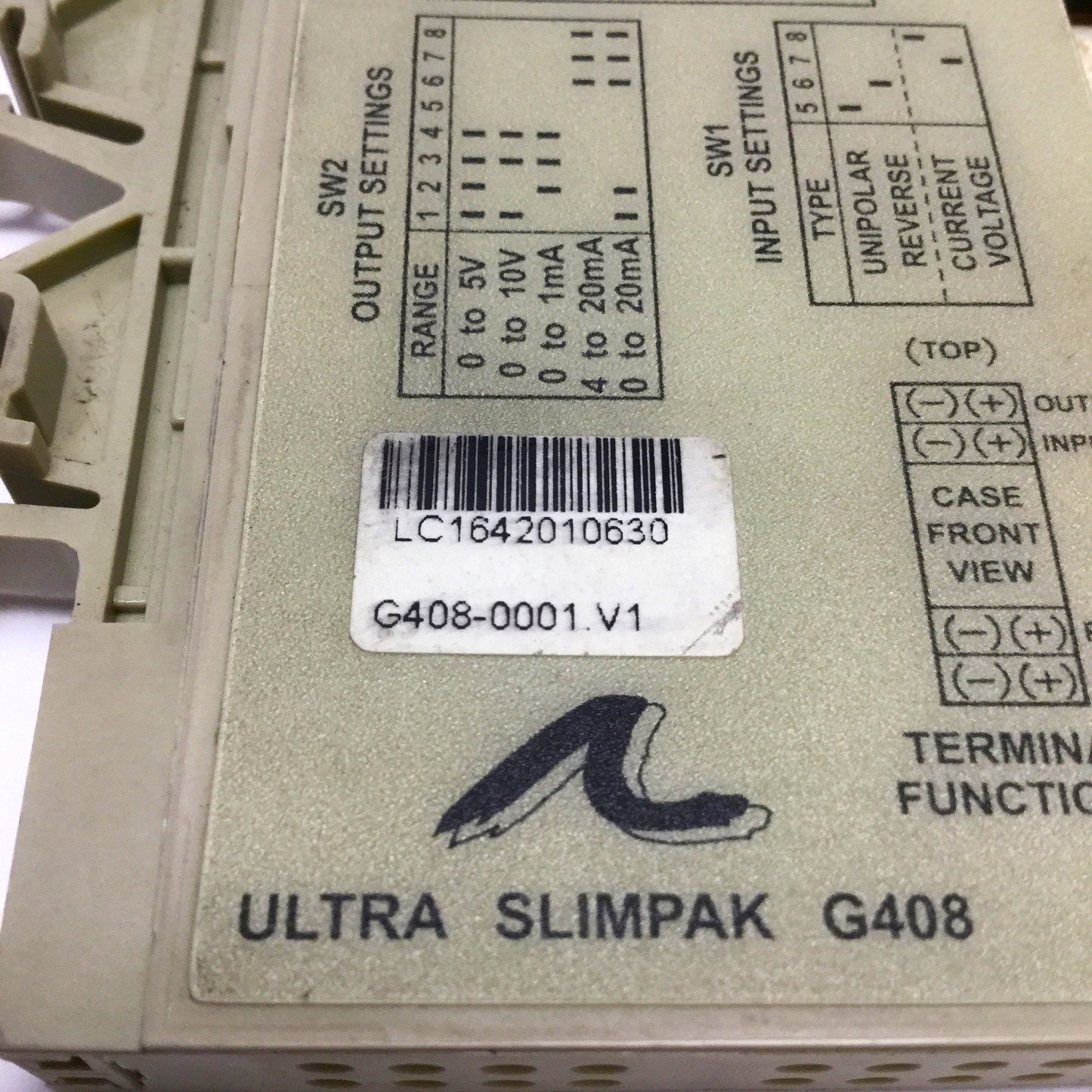 Used Action Instruments G408-0001.V1 Ultra SlimPak Signal Condition Isolator 9-30VDC