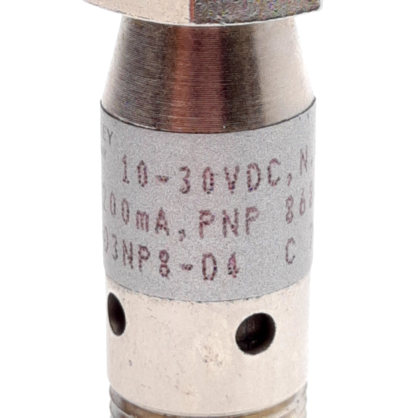 Used Allen Bradley 872C-D3NP8-D4 Proximity Sensor, 10-30VDC, 200mA, 3mm Range, PNP-NO