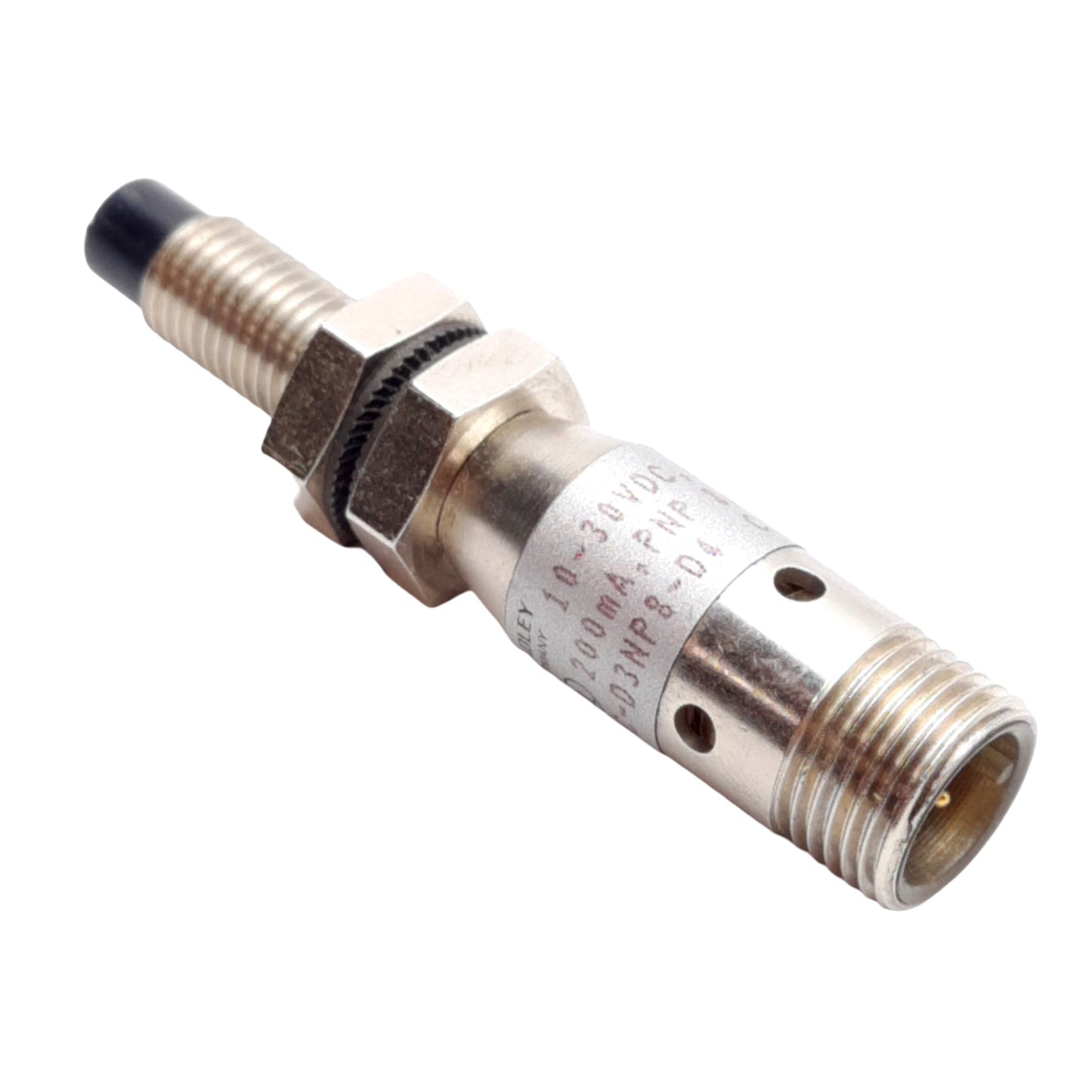 Used Allen Bradley 872C-D3NP8-D4 Proximity Sensor, 10-30VDC, 200mA, 3mm Range, PNP-NO