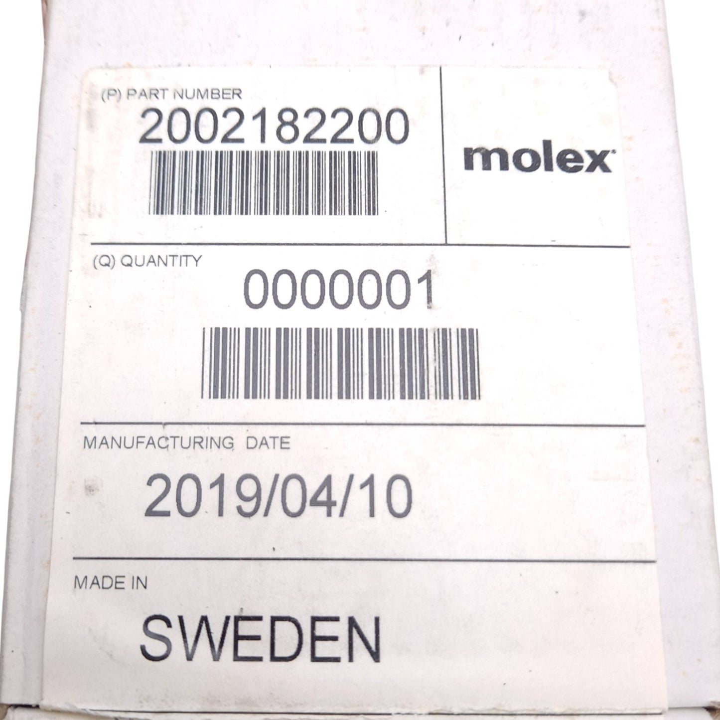 New Molex 2002182200 Hand Crimp Tool, 16 AWG, For Mini-Fit Jr. M/F Crimp Terminals