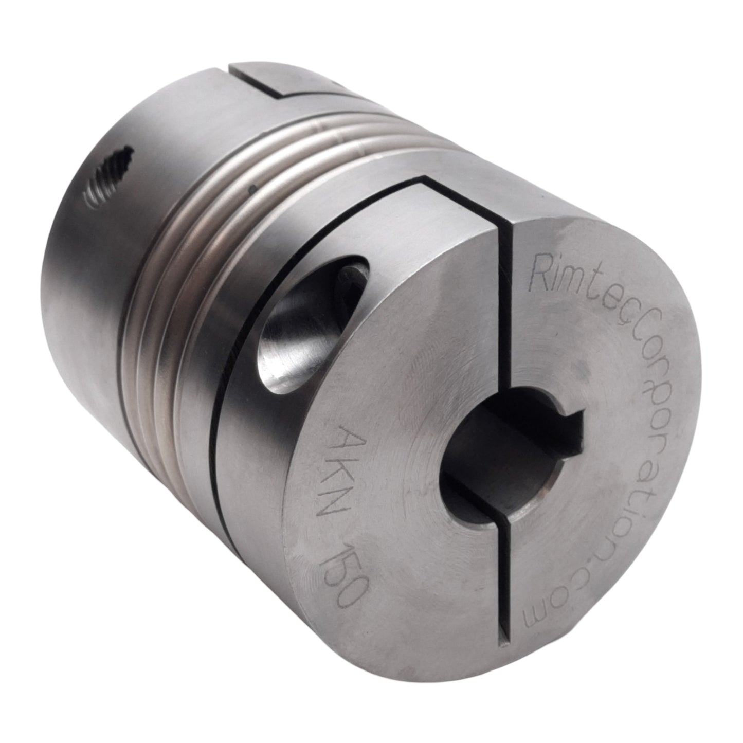 New Rimtec AKN150-24-38 Steel Metal Bellows Coupling, ø24mm & ø38mm Bores, 150Nm