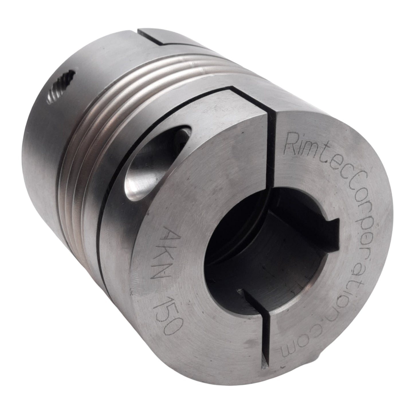 New Rimtec AKN150-24-38 Steel Metal Bellows Coupling, ø24mm & ø38mm Bores, 150Nm