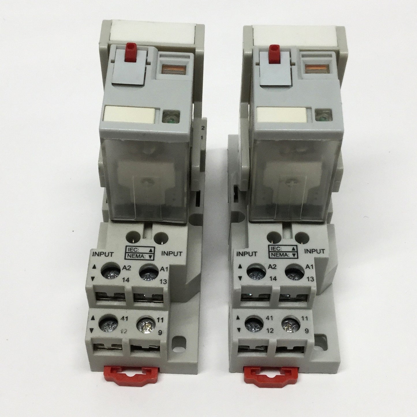 Used Lot of 2 Automation Direct 782-2C-120A Control Relays DPDT, 120VAC Coil w/Socket