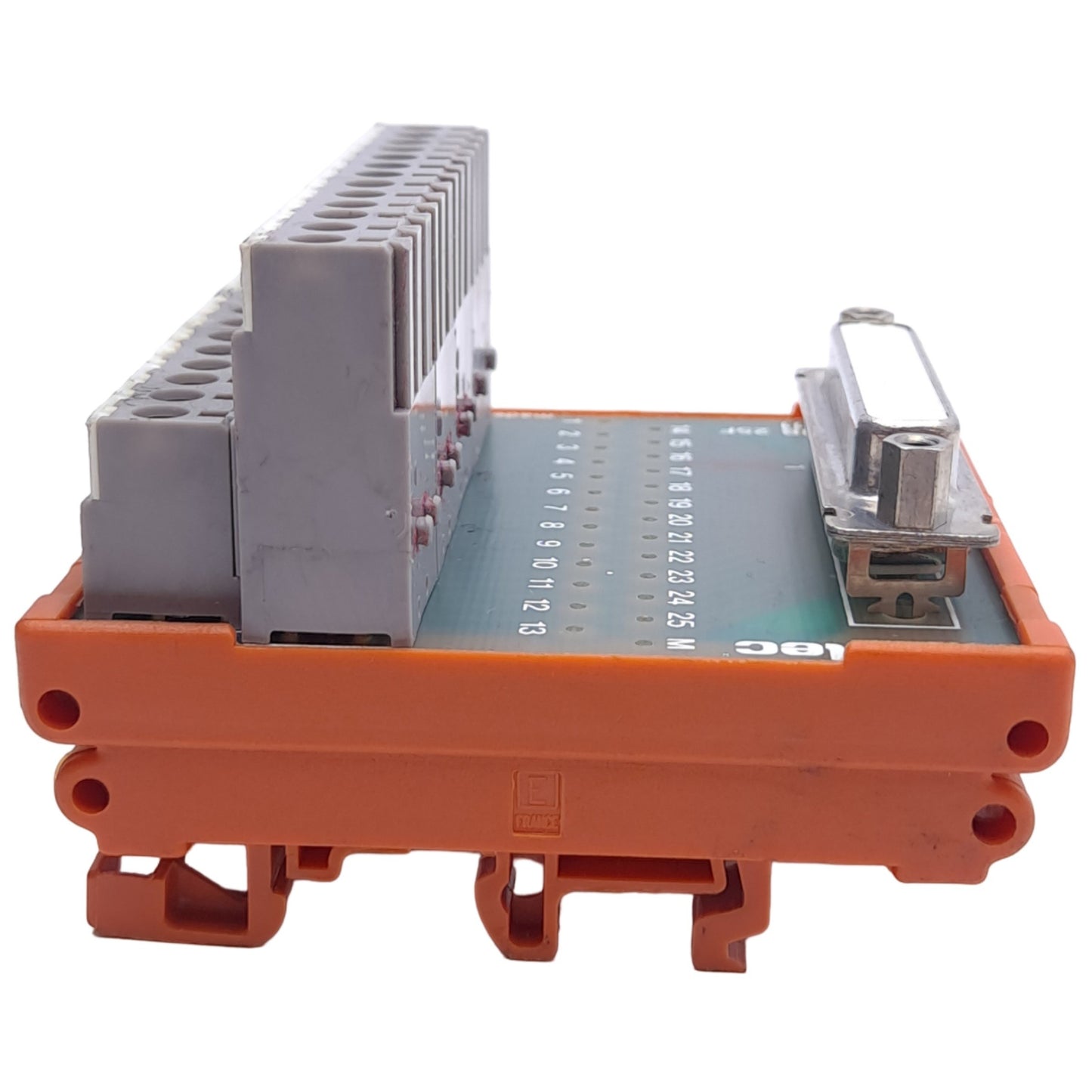Used Entrelec BFM.SUB 25F Connector Interface Module DB25 Female to Screw Terminals