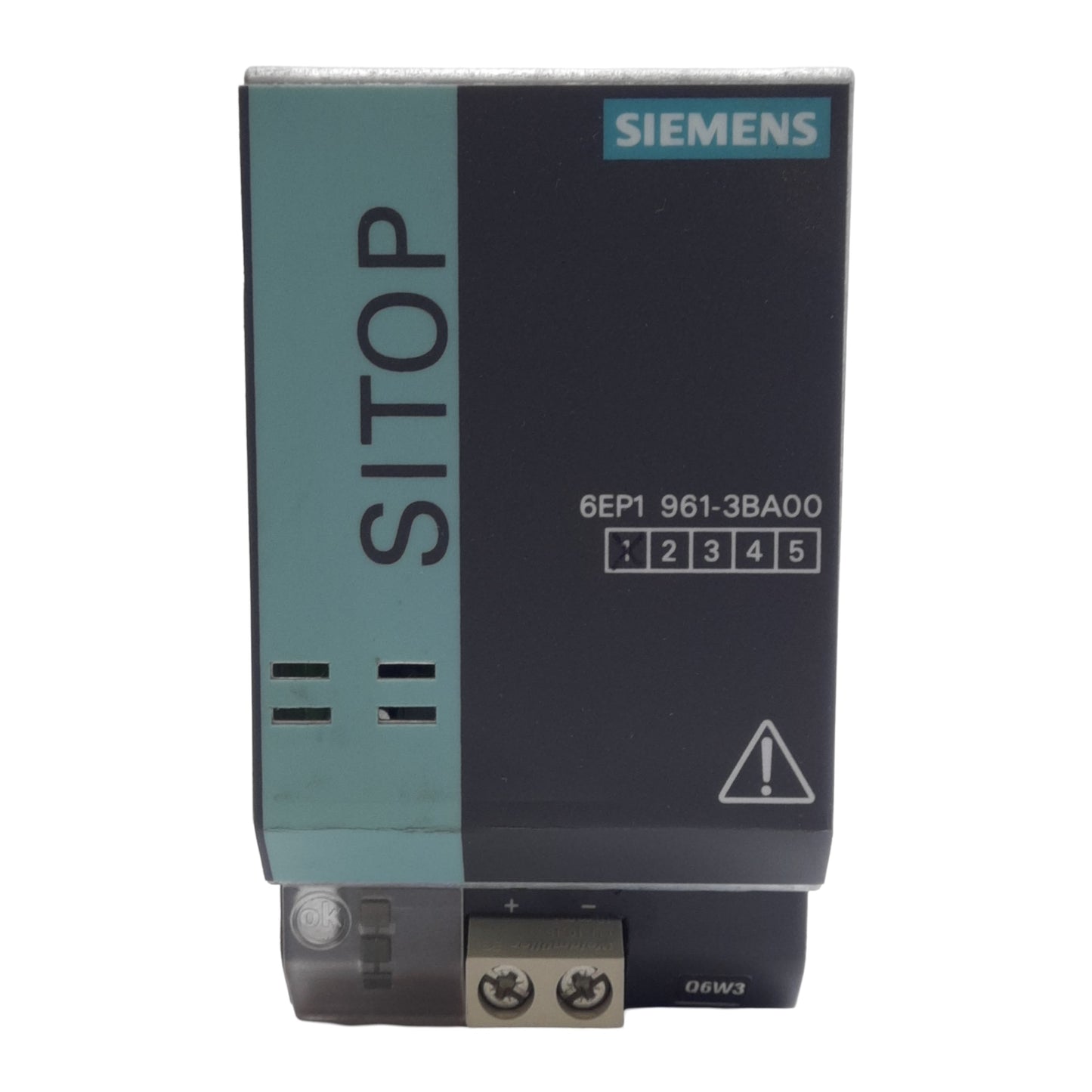 Used Siemens 6EP1 961-3BA00 SITOP Buffer Module, 24-28.8VDC Input, 24VDC Output