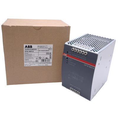 New ABB 1SVR427034R2000 CP-E 48/5.0 Power Supply, 115/230VAC In, 48VDC 5A 240W Out