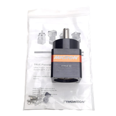 New – Open box Micron XT060-007 XTRUE Planetary Gearhead, 7:1, 13arcmin, ø14mm Shaft, NEMA 23