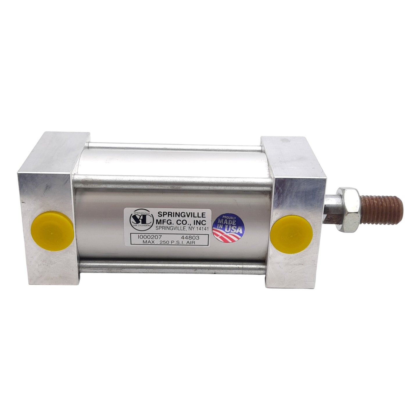 New – Open box Springville I250X3 Pneumatic Cylinder ø2.5in Bore, 3in Stroke, 250PSI, 3/8in NPT