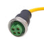 New Murr Elektronik 7700-A401-1500500 Cordset, Mini 7/8 4-Pin Male/Female 5m Length