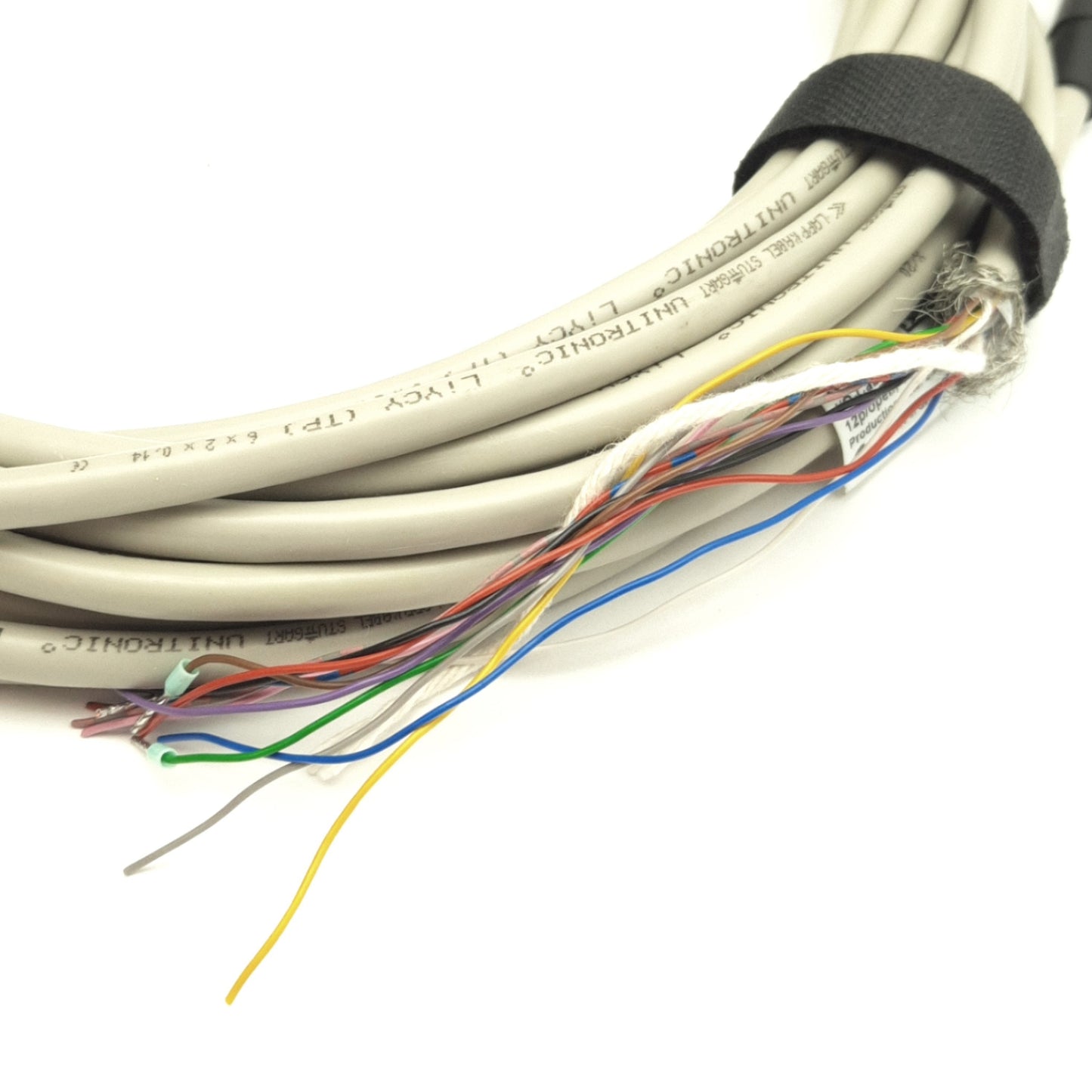 Used Basler 2000026689 Power I/O Cable, Hirose 12-Pin Female to Flying Leads, 10m