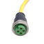 New Murr Elektronik 7700-A401-U1C0060 Cordset, Mini 7/8 4-Pin Male/Female, 0.6m
