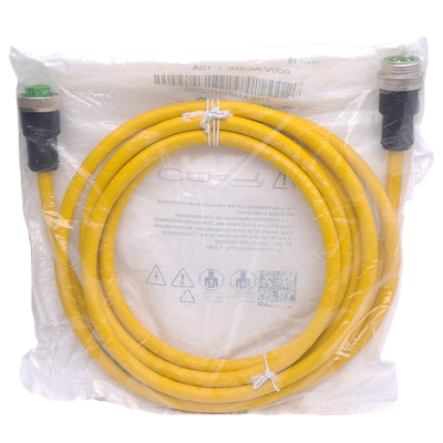 New Murr Elektronik 7700-A401-U1C0300 Cordset, Mini 7/8 4-Pin Male/Female, 3m Length