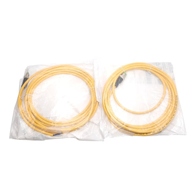 New – Open box Lot of 2 Murr Elektronik 7000-12021-0140300 Cordset, M12 4-Pin, 250VAC/DC 4A, 3m