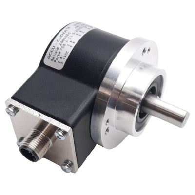 New Accu-Coder 758-A-21-S-30000-Q-HV-5-1-SK-N Incremental Encoder, 30000CPR, 5-28VDC