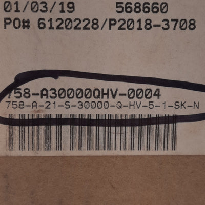New Accu-Coder 758-A-21-S-30000-Q-HV-5-1-SK-N Incremental Encoder, 30000CPR, 5-28VDC