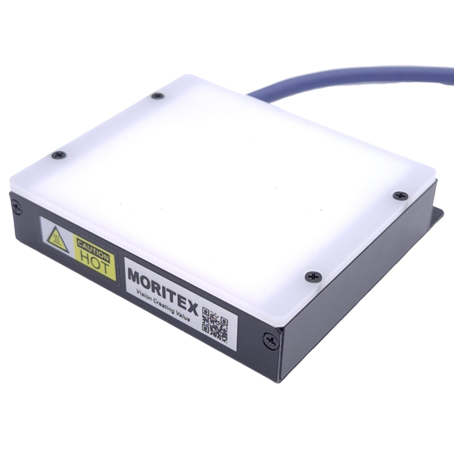 New – Open box Moritex CV-FL-51X51R-M12 Machine Vision LED Direct Backlight, Red, 51mm x 51mm